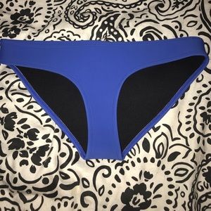 Royal blue triangl bikini bottoms